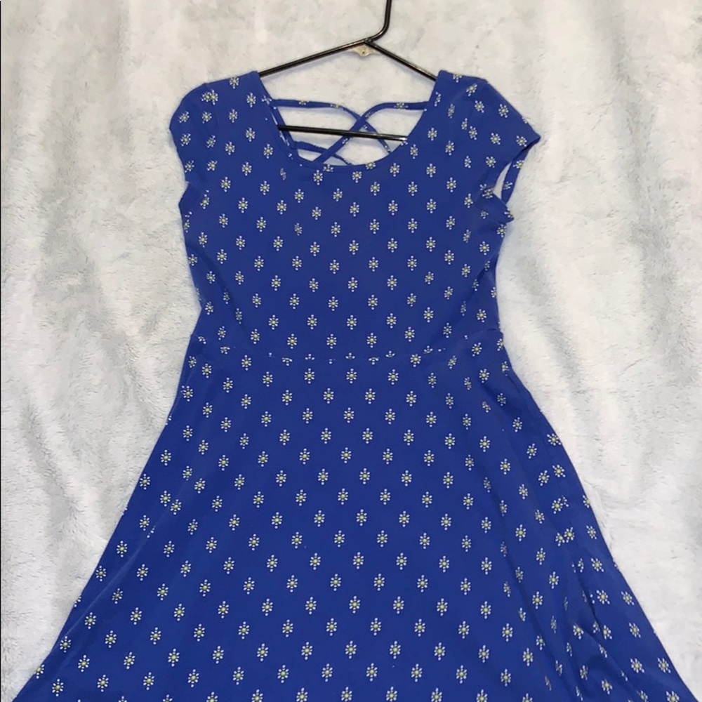 Blue flower dress